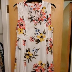 Old Navy chiffon floral dress